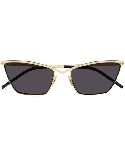 Saint Laurent Sl 637 Linea New Wave Sunglasses - Brown