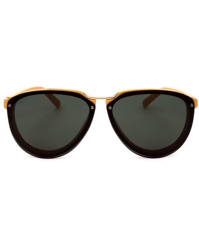 Marni Round-frame Sunglasses - Black