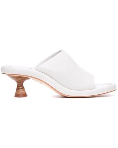 Paloma Barceló Open-toe Heeled Sandals - White