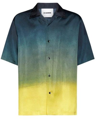 Jil Sander Buttoned Short-sleeved Shirt - Yellow