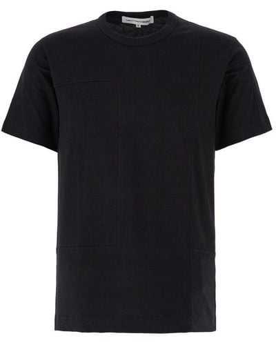 Comme des Garçons Short-sleeved Crewneck T-shirt - Black