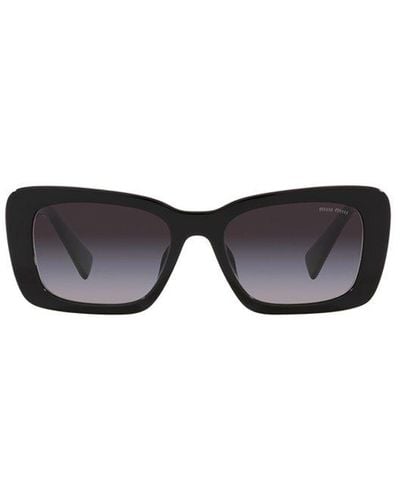 Miu Miu Square-frame Sunglasses - Black