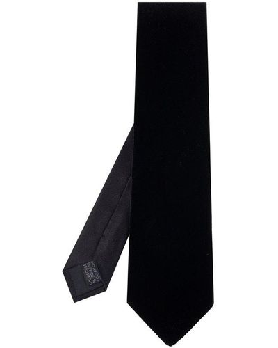 Lanvin Velvet Tie - Black
