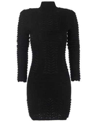 Balmain Zipped Dress - Black