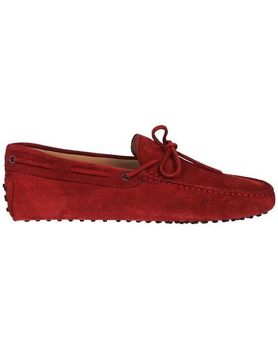 Tod's Gommino Driving Loafers - Red