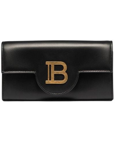 Balmain B Buzz Wallet On Chain - Black