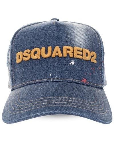 DSquared² Denim Baseball Cap, - Blue
