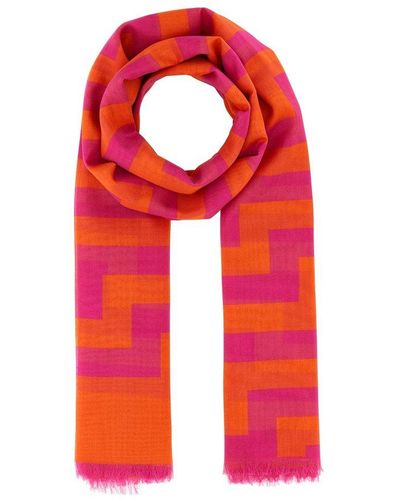 Jimmy Choo Brown Acetate Scarf main image 1