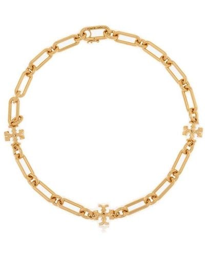 Tory Burch Roxanne Chain-linked Necklace - Metallic