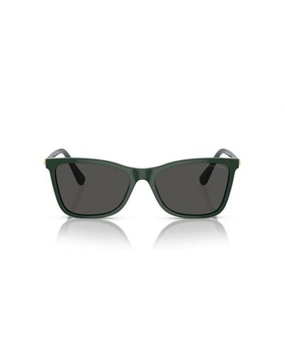 Swarovski Rectangular Frame Sunglasses - Grey