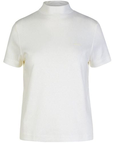 A.P.C. Logo-printed High-neck T-shirt - White