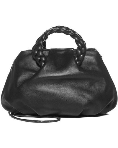 $560 Hereu Women's Beige Cabassa Canvas Round Handle Leather