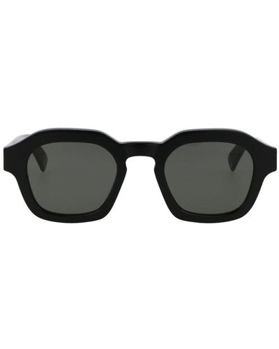 Retrosuperfuture Geometric Framed Sunglasses - Black