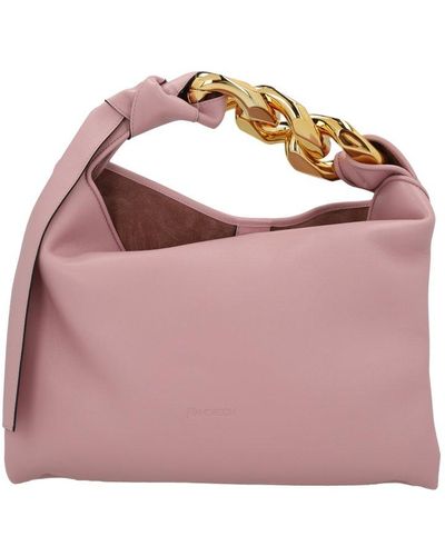 JW Anderson Chain Hobo Small Shoulder Bag - Pink