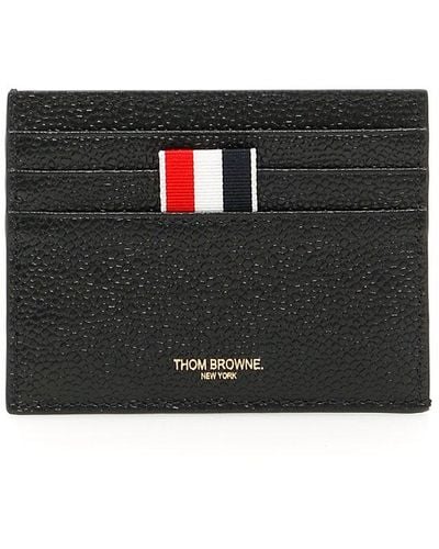 Thom Browne Note Compartment Card Holder - Black