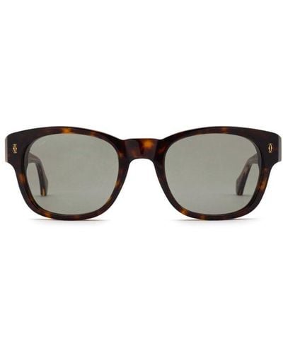 Cartier Square Frame Sunglasses - Gray