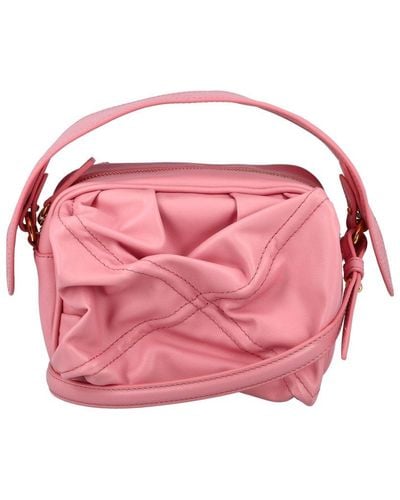 Y. Project Wire Box Top Handle Bag - Pink