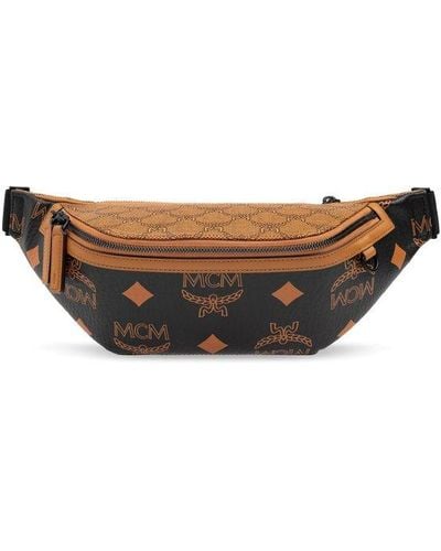 MCM Belt Bag, - Brown