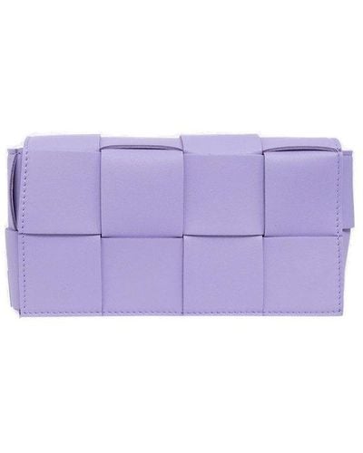 Bottega Veneta 'cassette Mini' Belt Bag - Purple