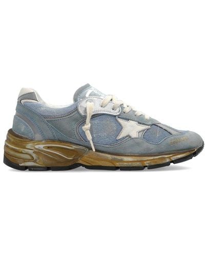 Golden Goose Running Dad Lace-up Trainers - Blue