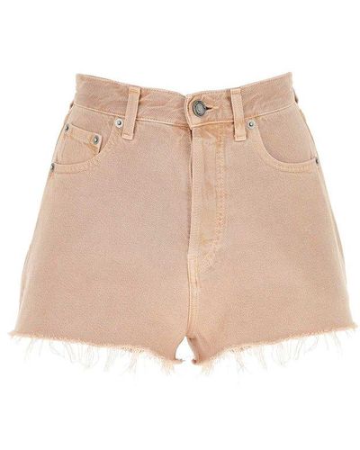 Saint Laurent Powder Pink Denim Shorts