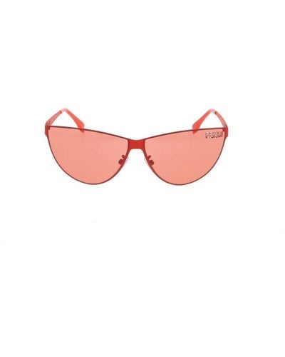 Fendi Cat-eye Frame Sunglasses - Red