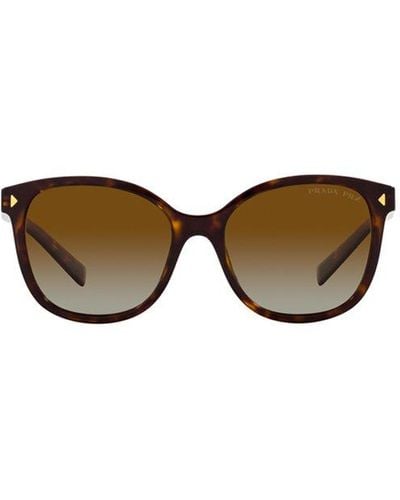 Prada Square-frame Sunglasses - Metallic