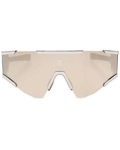 BALMAIN EYEWEAR Oversized Frame Sunglasses - Natural