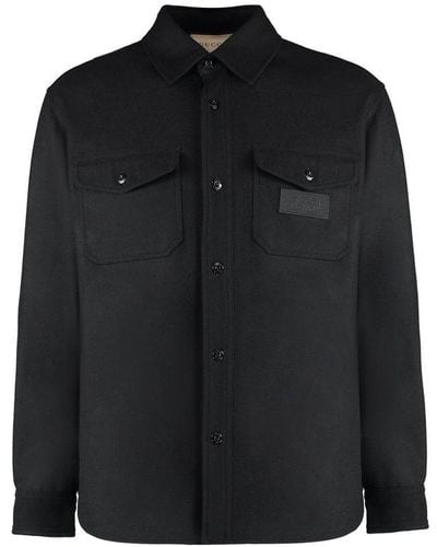 Gucci Wool Shirt - Black