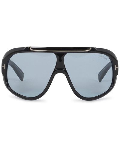 Tom Ford Shield Frame Sunglasses - Grey