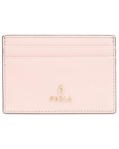 Furla 'camelia Small' Card Holder, - Pink