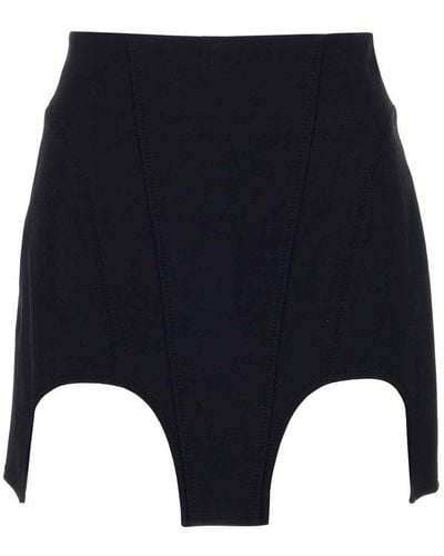 Dion Lee Double Arch Cut-out Detailed Mini Skirt - Blue