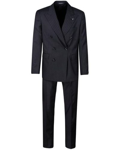 Tagliatore Double-breasted Two-piece Suit Set - Blue