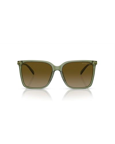 Michael Kors Square Frame Sunglasses - Green