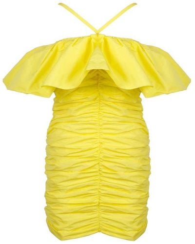 MSGM Mini Sheath Dress - Yellow