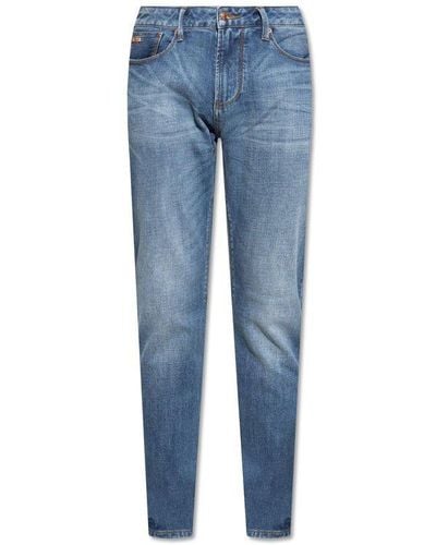 Emporio Armani 'j06' Slim Fit Jeans - Blue