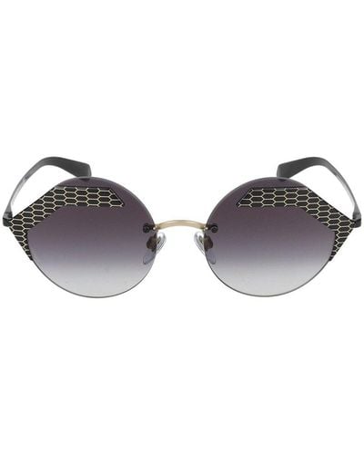 BVLGARI Cat Eye Frame Sunglasses - Black