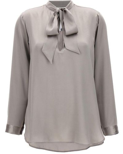 P.A.R.O.S.H. Stella Shirt, Blouse - Gray