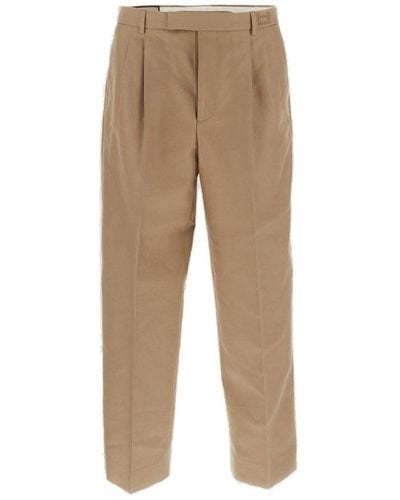 Gucci Straight Leg Tailored Trousers - Natural