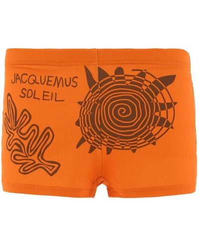 Jacquemus Summer Sketch Swimsuit - Orange