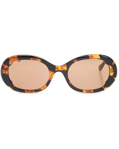 Chloé Round Framed Sunglasses - Natural