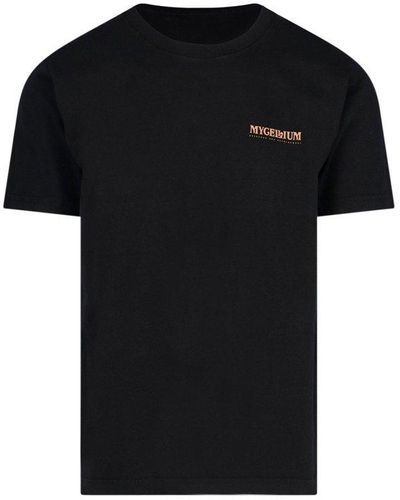 EDEN power corp Mycellium Print T-shirt - Black