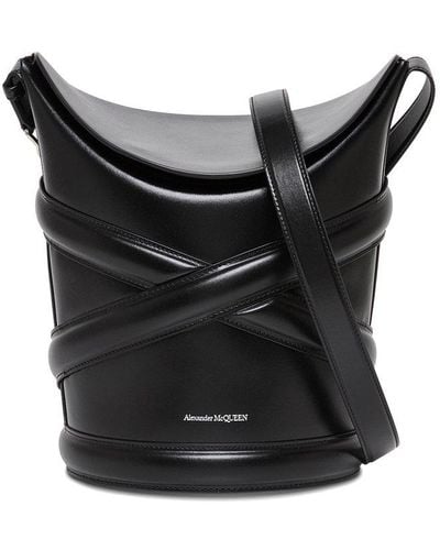 Alexander McQueen Curve Small Bag - Black
