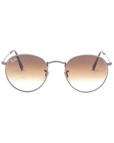Ray-Ban Round Frame Sunglasses - Metallic