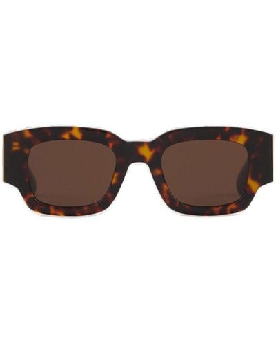 Ami Paris Paris Square-frame Sunglasses - Brown