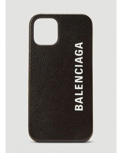 Balenciaga Cash Iphone 12 Mini Case - Black