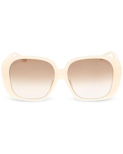Linda Farrow 'mima' Sunglasses, - White