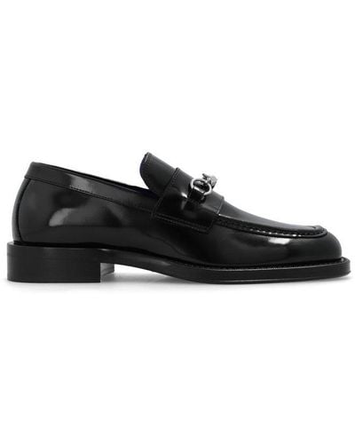 Burberry Barbed-wire Slip-on Loafers - Black
