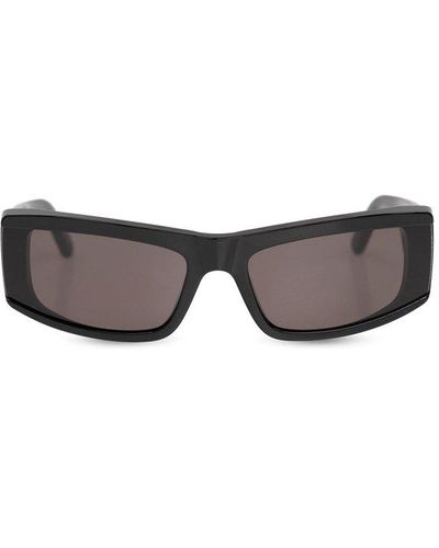 Balenciaga 'edgy Rectangle' Sunglasses, - Black