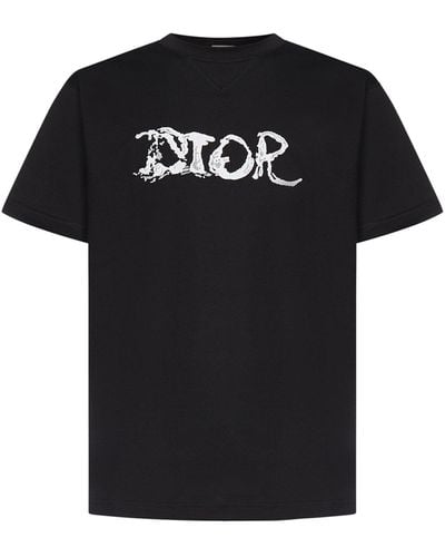 Dior X Peter Doig Oversized Logo T-shirt - Black